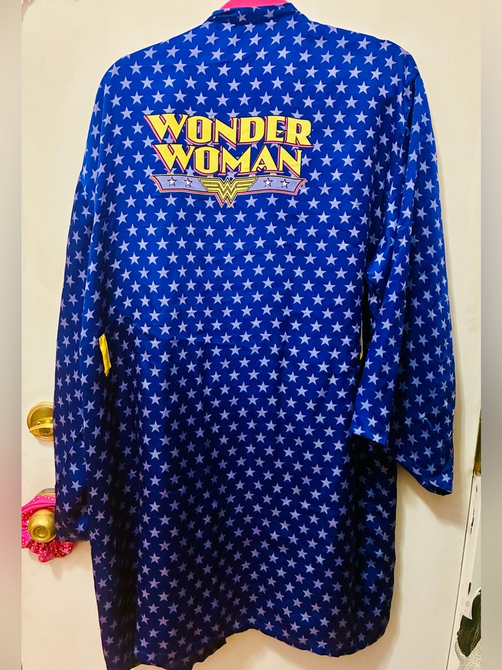 Wonder Woman silk robe!